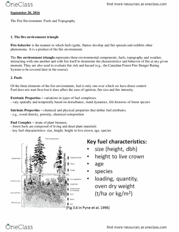 FRST 320 Lecture Notes - Lecture 4: Understory thumbnail