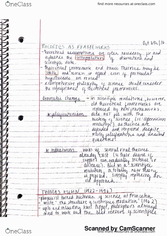 PHIL265 Lecture 11: Kuhn's Theory of Science I thumbnail