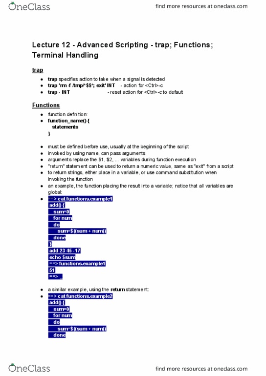 Software Development Degree BTB520 Lecture Notes - Lecture 12: Teleprinter, Terminal Capabilities, Computer Terminal thumbnail