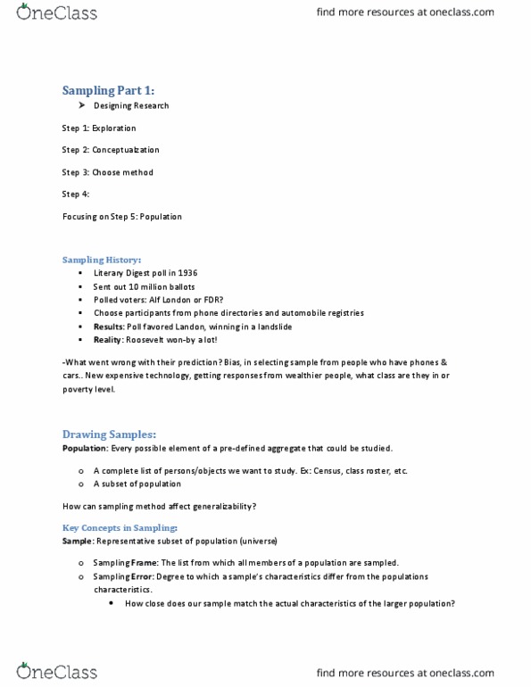 04:192:300 Lecture Notes - Lecture 8: Jargon, Bogardus Social Distance Scale, Likert Scale thumbnail