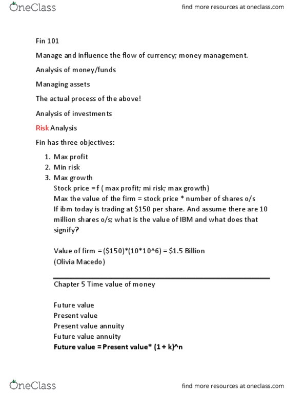 ECO 130 Chapter Notes - Chapter 5: Metlife, Mutual Fund thumbnail