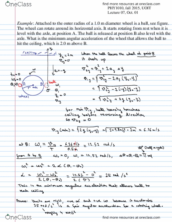 PHY 1010U Lecture Notes - Lecture 7: Net Force, Curve, Circular Motion thumbnail