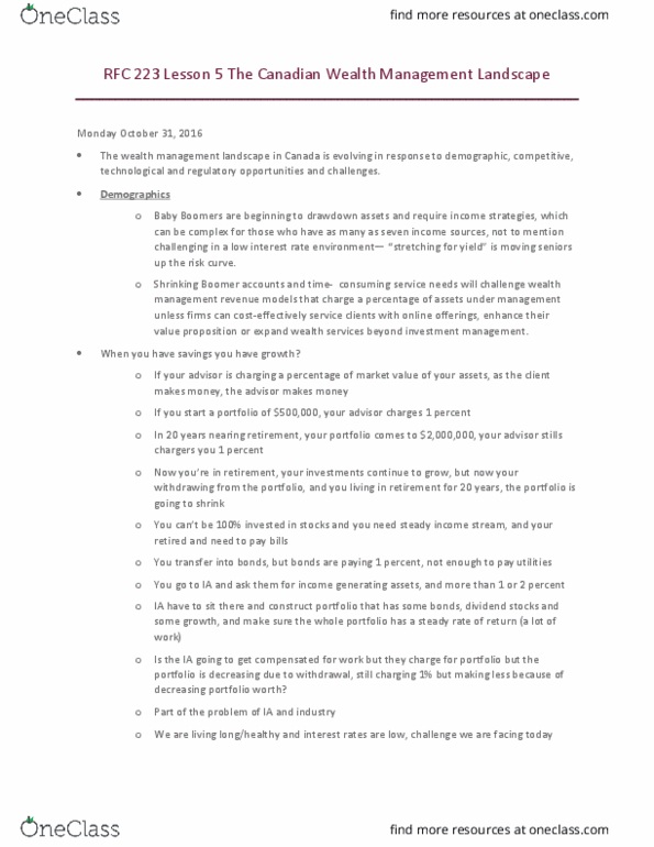Financial Services _Ã‡Ã´ Client Services RFC223 Lecture Notes - Lecture 5: Mercedes-Benz 500K, System For Information On Grey Literature In Europe, Estate Planning thumbnail