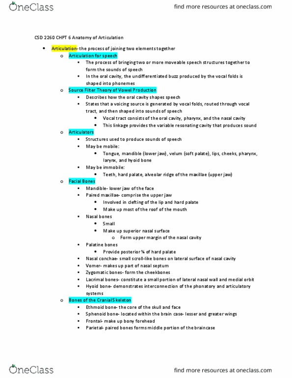 CSD-2260 Lecture Notes - Lecture 4: Tensor Veli Palatini Muscle, Digastric Muscle, Eustachian Tube thumbnail