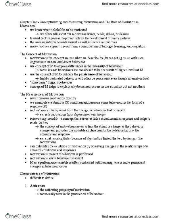 PSYC 2230 Chapter Notes - Chapter 1-2: Mitosis, Egg Cell, Heredity thumbnail