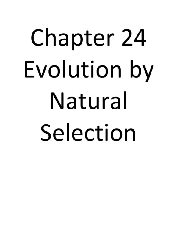 BIOLOGY 1M03 Chapter Notes - Chapter 24: Allele Frequency, Resistance 2 thumbnail