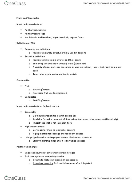 NU FS100 Lecture Notes - Lecture 7: Lycopene, Pectin, Cardiovascular Disease thumbnail