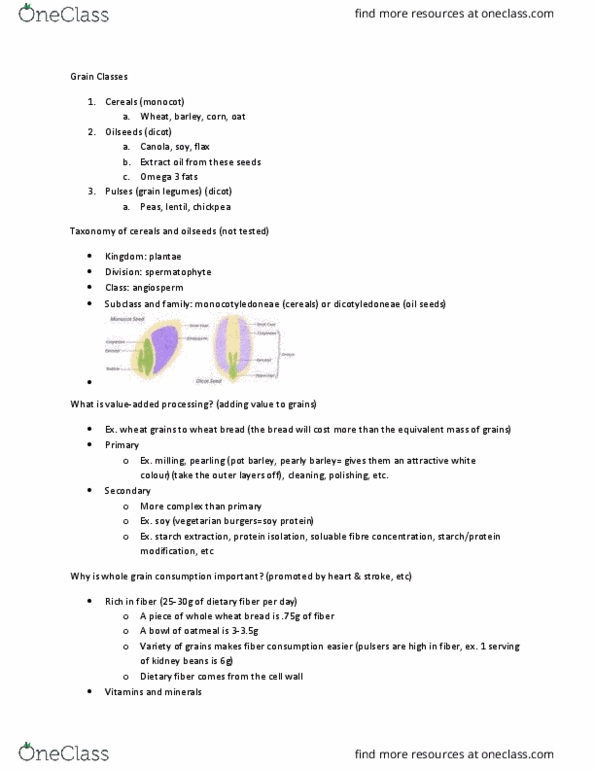 NU FS100 Lecture Notes - Lecture 8: Gliadin, Hydrophile, Screw Press thumbnail