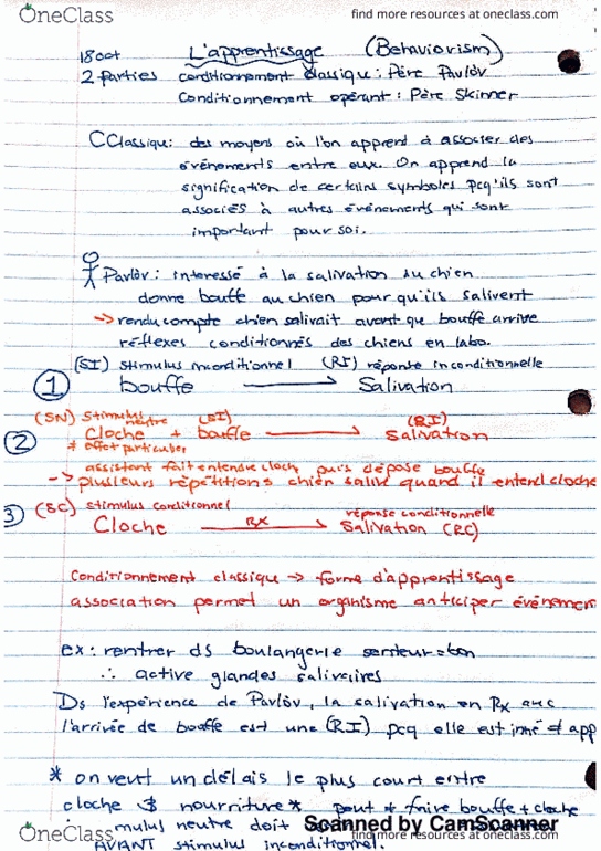 PSY 1501 Lecture 3: L'apprentissage thumbnail