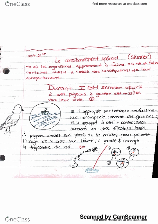 PSY 1501 Lecture 4: Le conditionnement opérant thumbnail