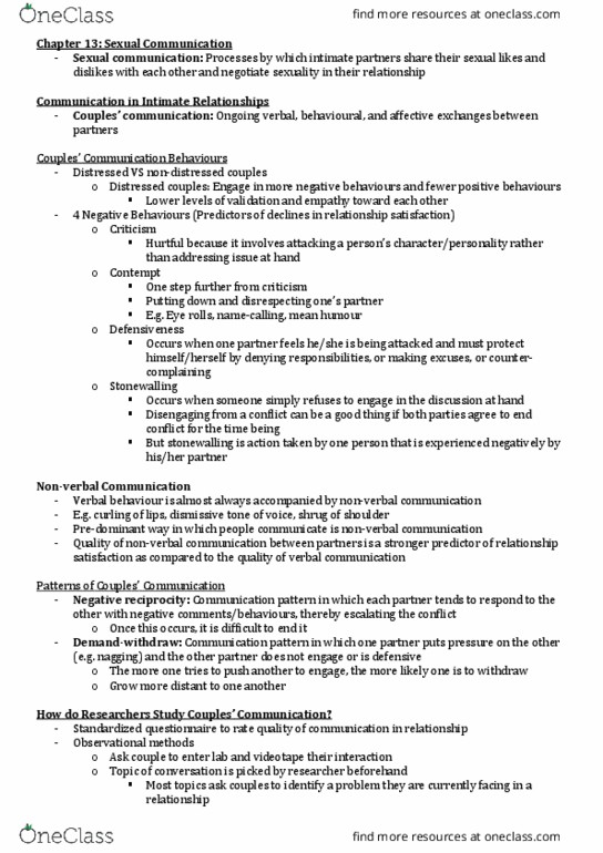 PSYC 333 Chapter Notes - Chapter 13: Impression Management, Nonverbal Communication, Inter-Rater Reliability thumbnail