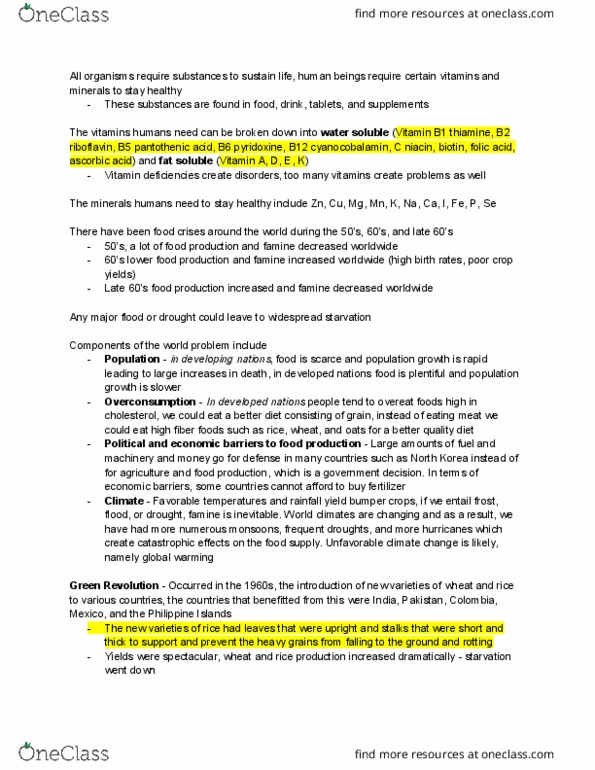 01:119:160 Lecture Notes - Lecture 4: Cooking Oil, Emulsion, Dental Caries thumbnail