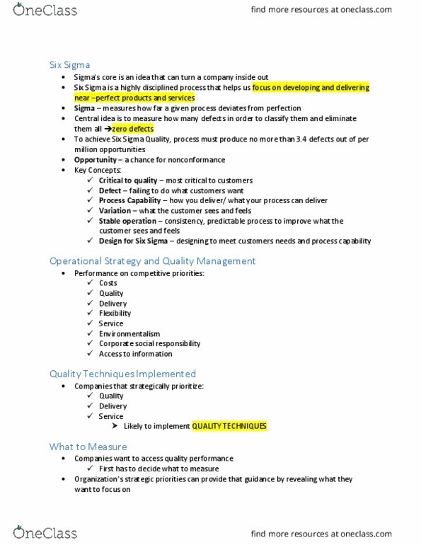 Business Administration - Retail Management OPM400 Chapter 8: OPM-chapter-8-Notes thumbnail