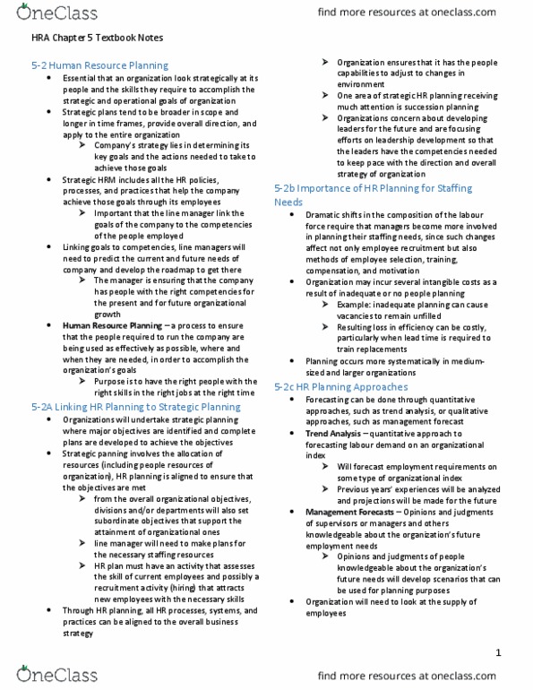 Hospitality Management - Hotel and Restaurant HRM701 Chapter Notes - Chapter 5: Stereotype, Faial Island, Executive Functions thumbnail