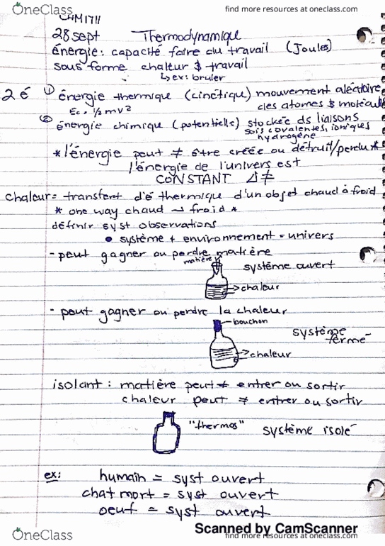 CHM 1711 Lecture 5: thermodynamique 1 thumbnail