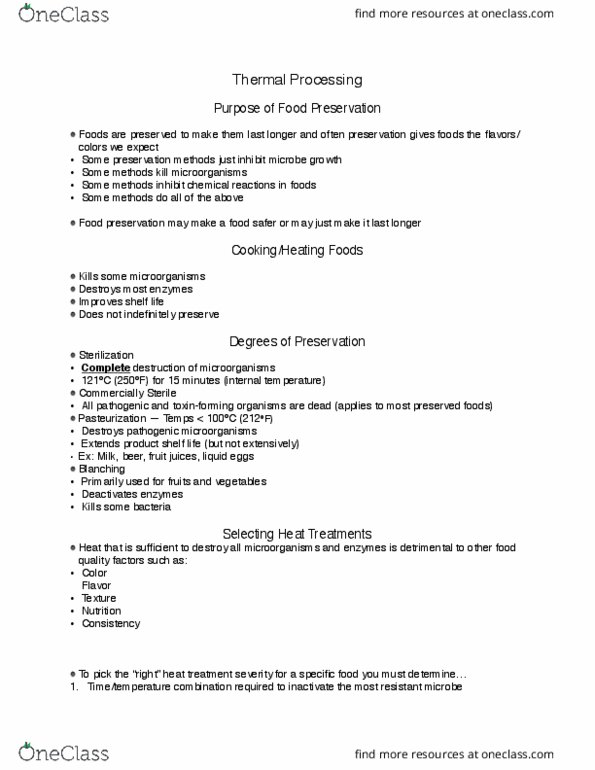 NFSC 112 Lecture Notes - Lecture 11: Hydrostatic Head, Flash Pasteurization, Maserati 250F thumbnail