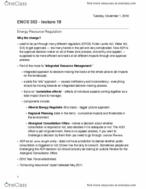 ENCS352 Lecture Notes - Lecture 18: Encs, Indian Oil Corporation, National Energy Board thumbnail