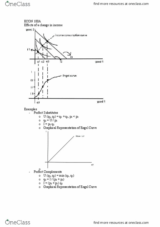 ECON 100A Lecture Notes - Lecture 16: Engel Curve, Budget Constraint, Normal Good thumbnail