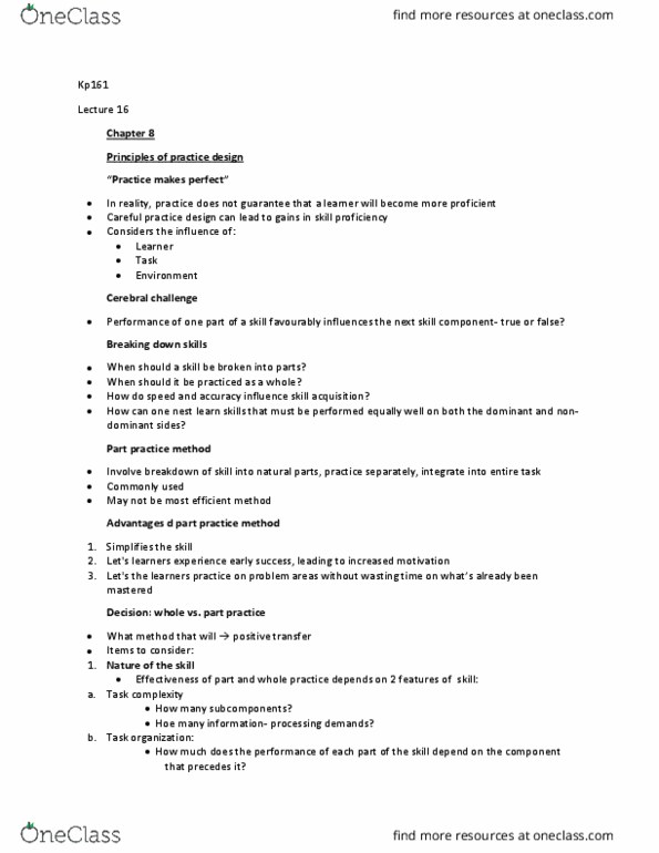 KP161 Lecture Notes - Lecture 16: Backward Chaining thumbnail