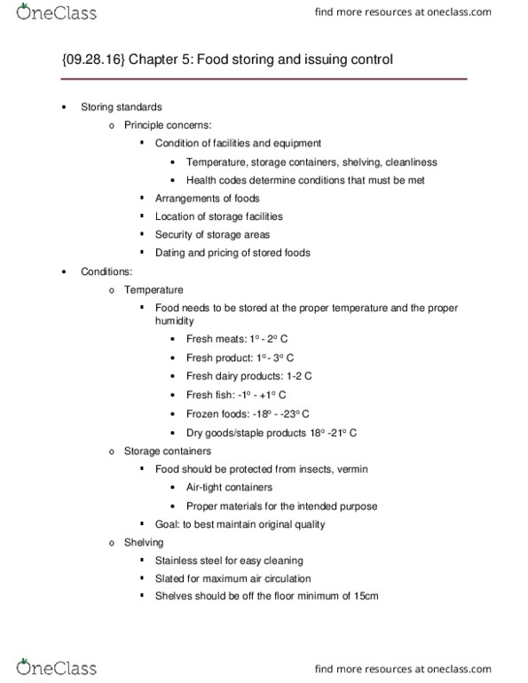 HTM 2030 Chapter Notes - Chapter 5: Beverage Industry, Computer File, Perpetual Inventory thumbnail