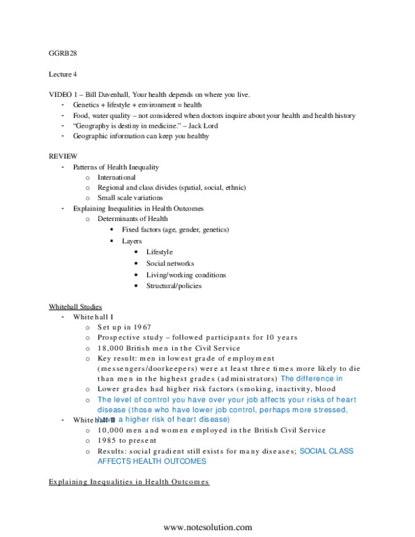 GGRB28H3 Lecture Notes - Lecture 4: Telehealth, Bulgarian Lev, Nurse Practitioner thumbnail