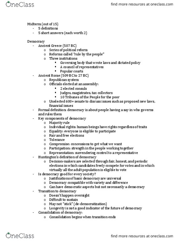 Transitional Justice 2001F/G Lecture Notes - Lecture 5: Communitarianism, Negative And Positive Rights, Liberal Democracy thumbnail