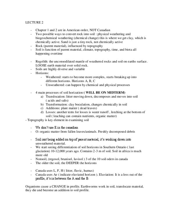 EESB05H3 Lecture Notes - Lecture 2: Eluvium, Humus, Flocculation thumbnail