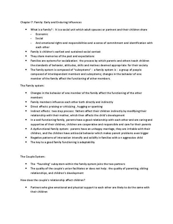 PSYC21H3 Lecture Notes - Attachment Theory, Parenting Styles, Twin thumbnail