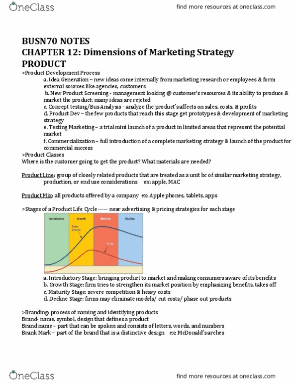 BUSN 70 Lecture Notes - Lecture 3: Ibuprofen, Integrated Marketing Communications thumbnail