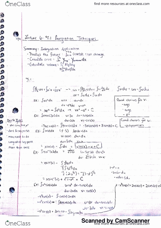 MATH 20B Lecture Notes - Lecture 6: Idu Script thumbnail