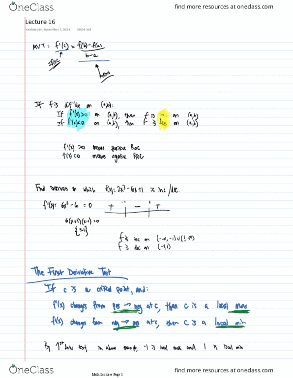 MATH 31A Lecture 16: Math Lecture 16 thumbnail