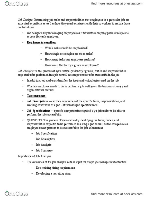 37:533:301 Lecture Notes - Lecture 17: Scientific Method, Performance Appraisal, Organizational Culture thumbnail