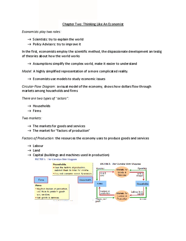 ECON 1B03 Chapter Notes - Chapter 2: The O.C., Opportunity Cost, Scientific Method thumbnail