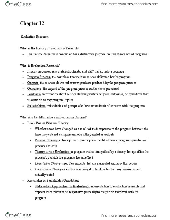 SOC 302 Chapter Notes - Chapter 12: Change Impact Analysis thumbnail