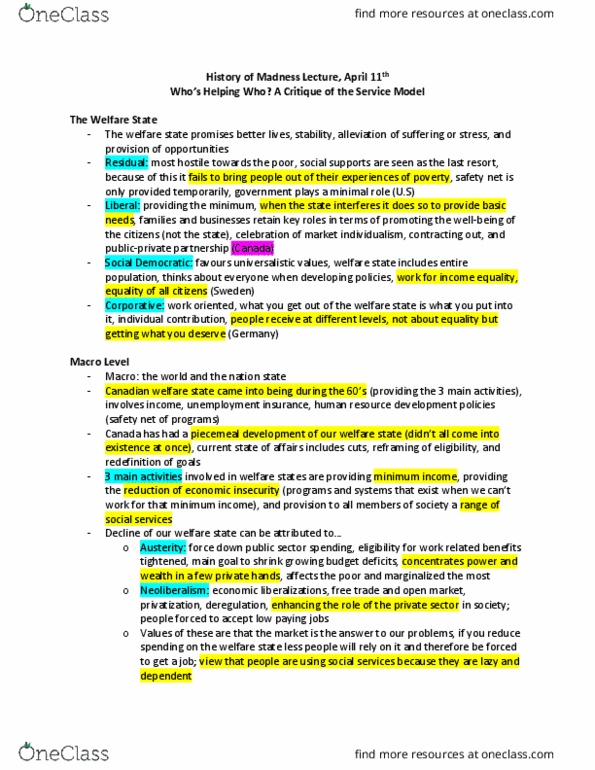 DST 500 Lecture Notes - Lecture 12: Structural Violence, Institute For Operations Research And The Management Sciences, Patients Association thumbnail