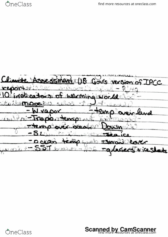 GLY-1104 Lecture Notes - Lecture 24: Chief Operating Officer, Advanced Land Observation Satellite, California State Route 41 thumbnail