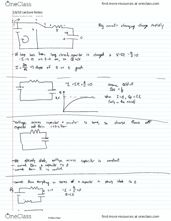 PHYSICS 240 Lecture Notes - Lecture 18: Capacitor thumbnail
