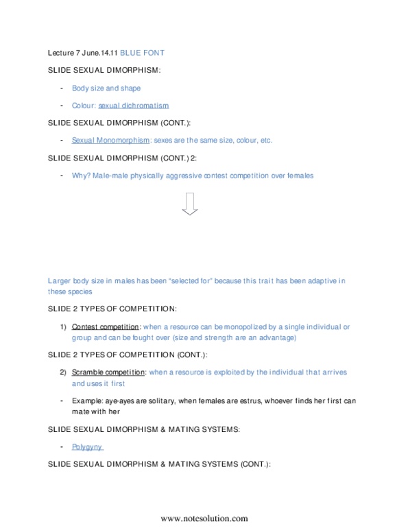 ANTC23H3 Lecture Notes - Lecture 7: Mate Choice, Laryngeal Ventricle, Polygynandry thumbnail