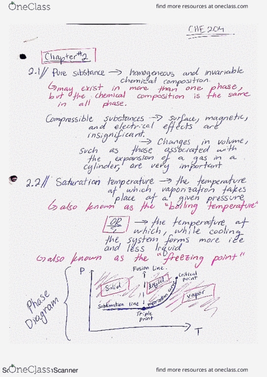 CHE 204 Chapter Notes - Chapter 2: Chief Operating Officer, Chondrostoma, Ideal Gas thumbnail