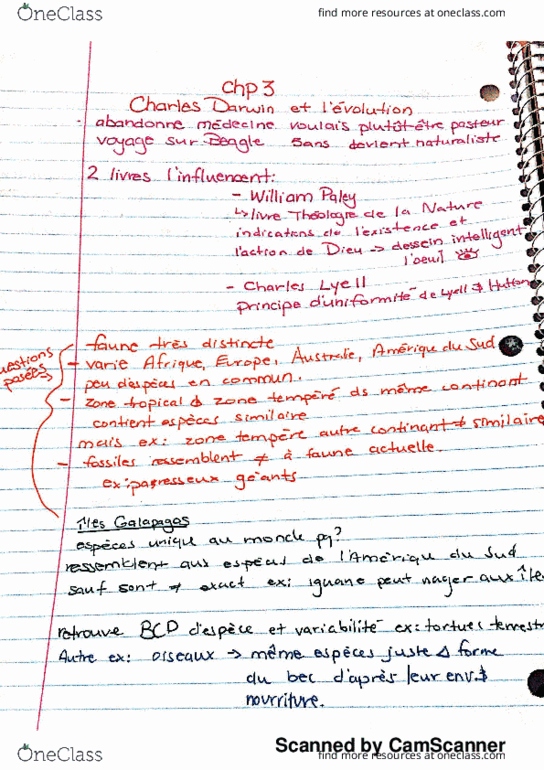 BIO 1530 Lecture 2: Chp3 Charles Darwin intro thumbnail