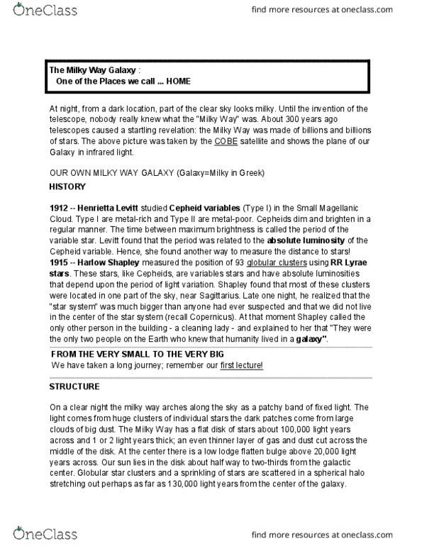 AST-1002 Lecture Notes - Lecture 15: Harlow Shapley, Galactic Center, Radiography thumbnail