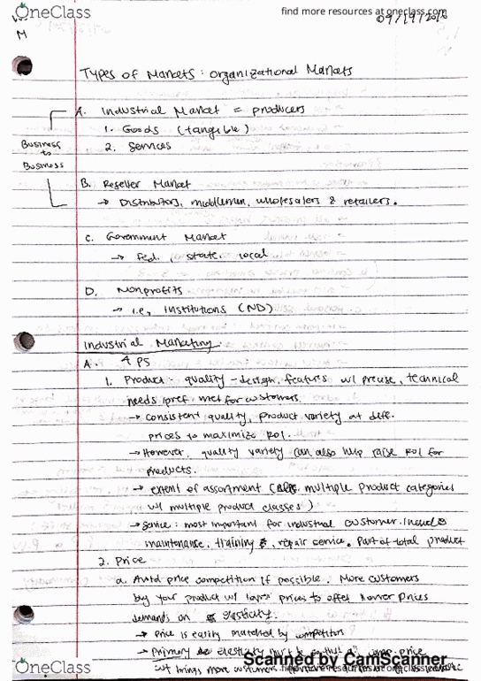 MARK20100 Lecture Notes - Lecture 7: Telomerase Reverse Transcriptase, Citral, Asso thumbnail