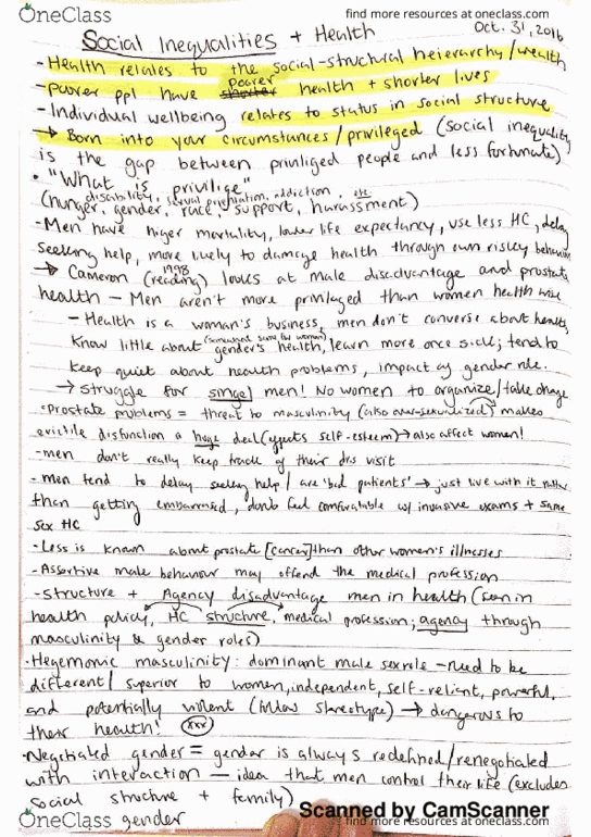 SOC 2101 Lecture Notes - Lecture 10: Menton, Egg Cell, Network For Earthquake Engineering Simulation thumbnail