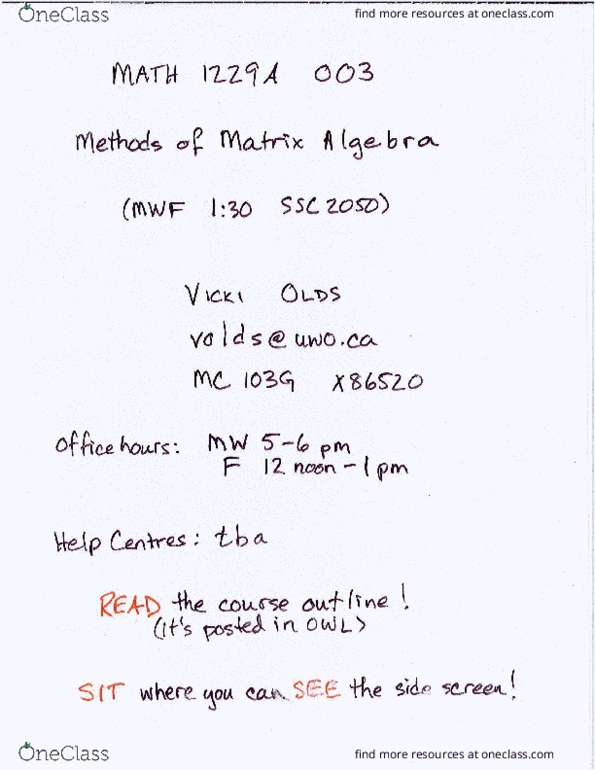 Mathematics 1229A/B Lecture Notes - Lecture 1: Order Of Newfoundland And Labrador, E-Book, Salmon thumbnail