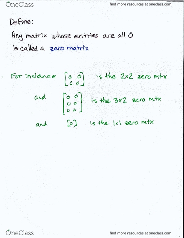 Mathematics 1229A/B Lecture Notes - Lecture 19: Matrix Multiplication, Nxp Semiconductors, In C thumbnail