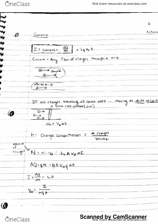 PHYS 1175 Lecture 7: Current thumbnail