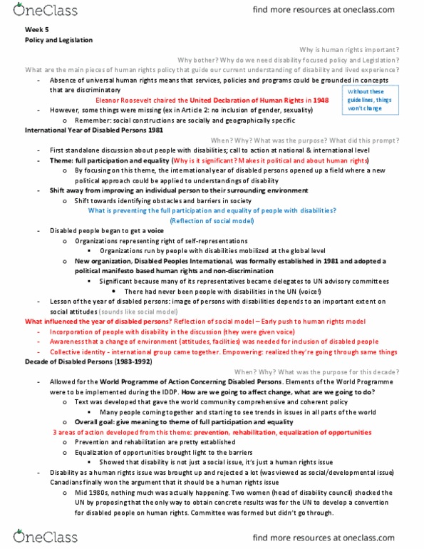 HSS 3103 Lecture Notes - Lecture 5: Biopsychosocial Model, Intercultural Competence, Collective Identity thumbnail