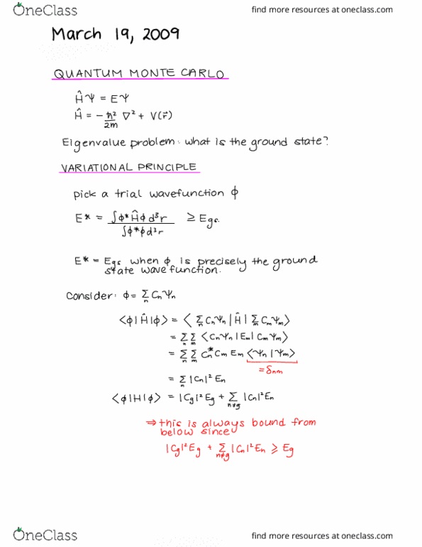 ENGPHYS 2CE4 Lecture Notes - Lecture 19: Dahon, Characteristic Polynomial, Quantum Monte Carlo thumbnail