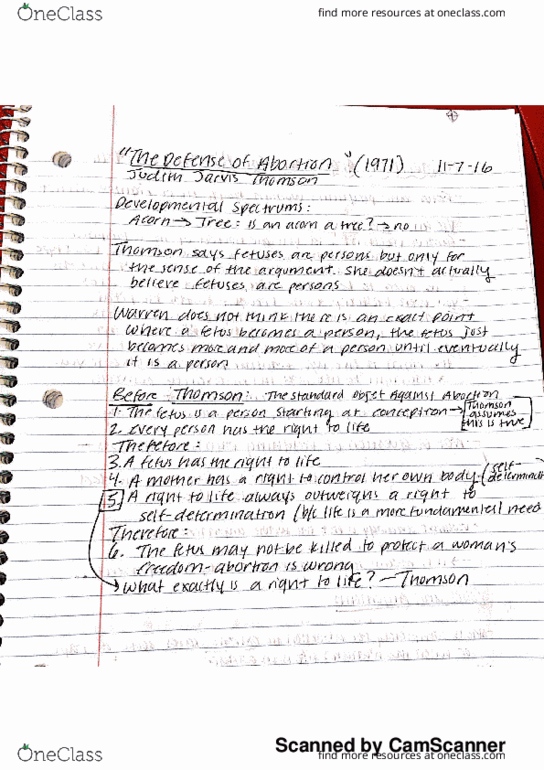 PHI 130 Lecture Notes - Lecture 28: Nostril, Fetus thumbnail