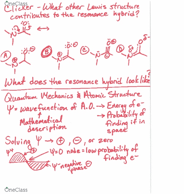 CHM 2210 Lecture Notes - Lecture 8: Vsepr Theory, Electron Pair, Lewis Structure thumbnail